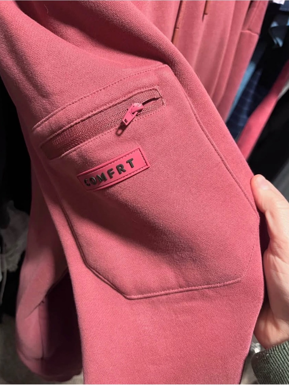 Airplane Mode Travel Hoodie - Dusty Rose - Picture 7 of 8